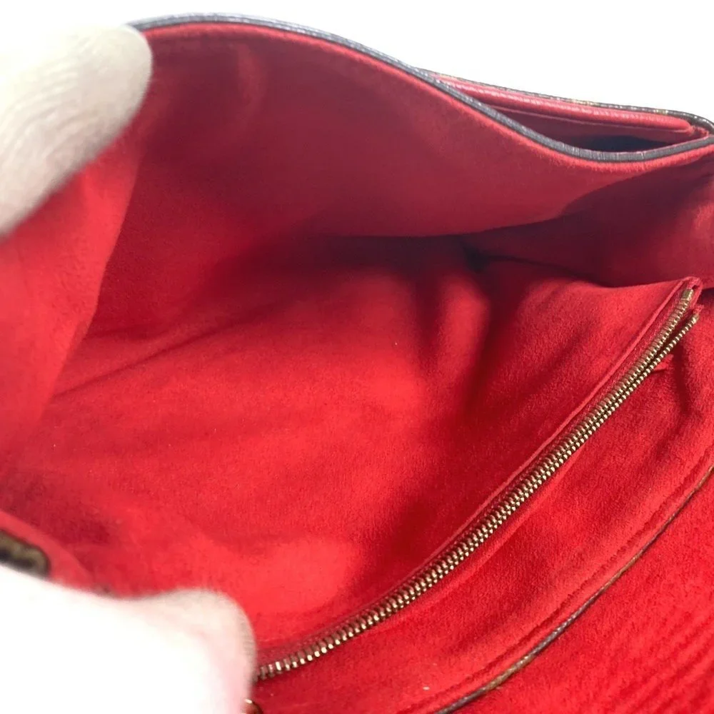 LOUIS VUITTON Brown Monogram Canvas Shoulder Bag - Picture 14 of 16